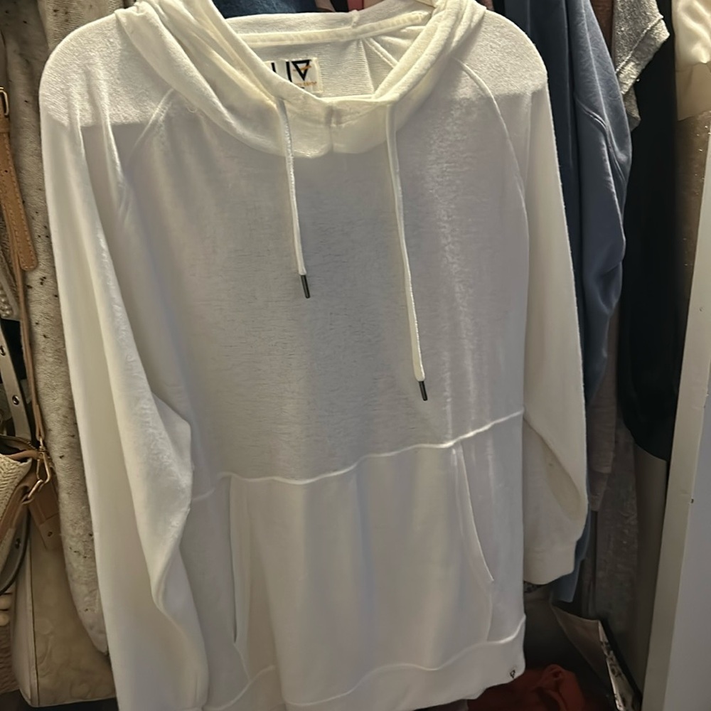 White pullover sweater